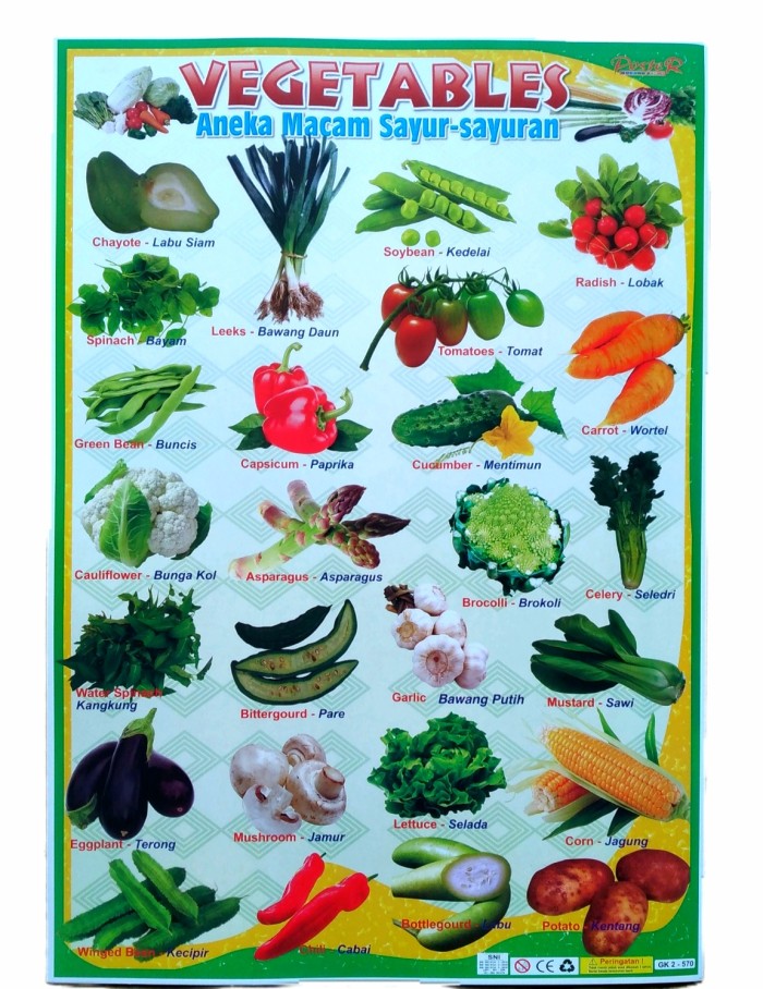 Detail Nama Dan Gambar Sayur Sayuran Nomer 19