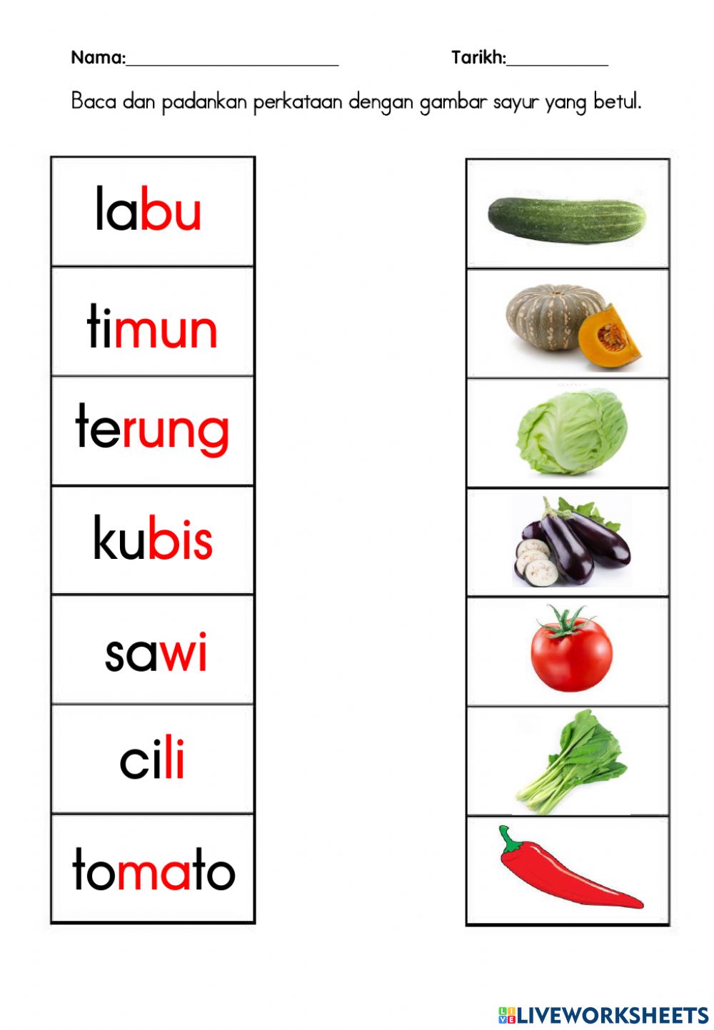 Detail Nama Dan Gambar Sayur Sayuran Nomer 55