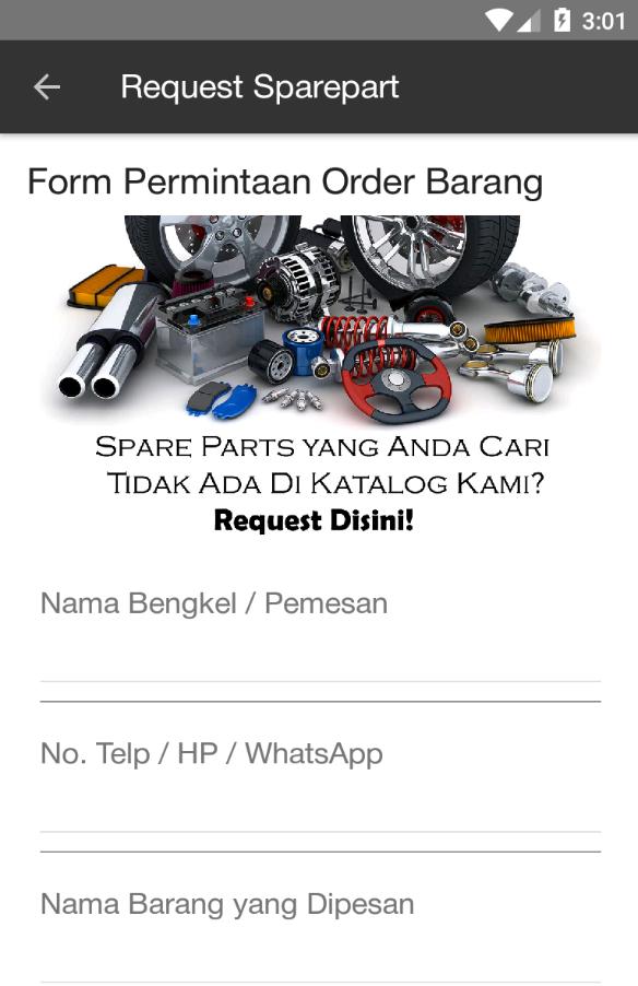 Detail Nama Dan Gambar Spare Part Mobil Nomer 54