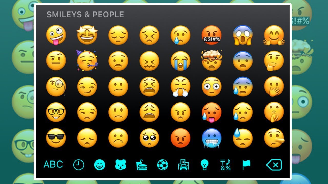 Detail Nama Emoji Iphone Nomer 5