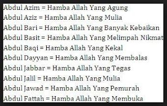 Detail Nama Islam Bayi Laki2 Nomer 21