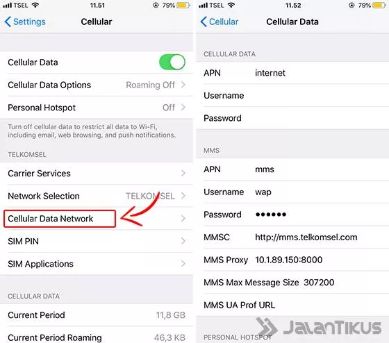 Detail Nama Jalur Akses Telkomsel Nomer 26