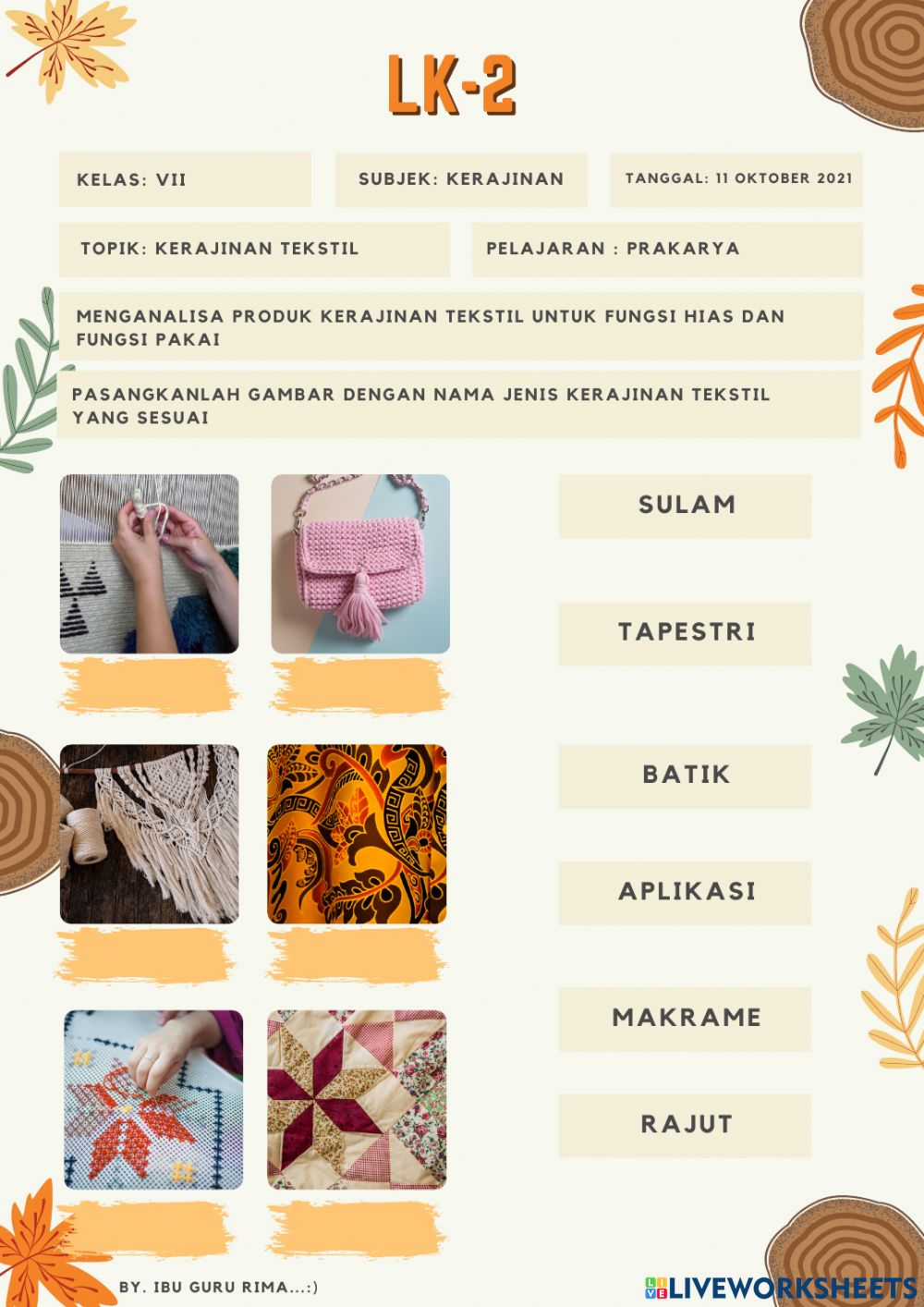 Detail Nama Jenis Kerajinan Tekstil Dan Gambar Nomer 44