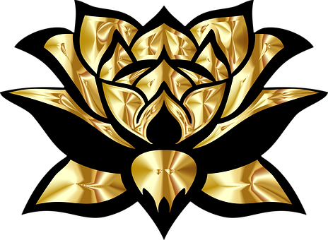 Detail Logo Bunga Teratai Emas Nomer 9
