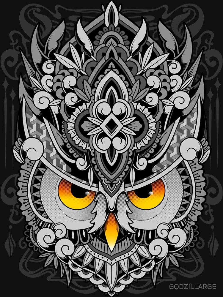 Detail Logo Burung Hantu Hitam Putih Nomer 50