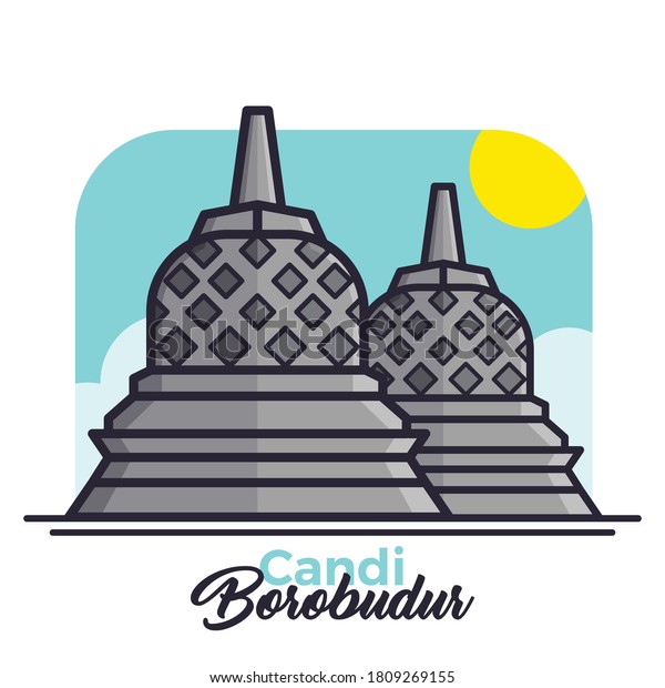 Detail Logo Candi Borobudur Nomer 2