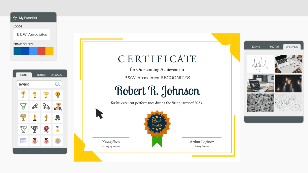 Detail Logo Certificate Nomer 38