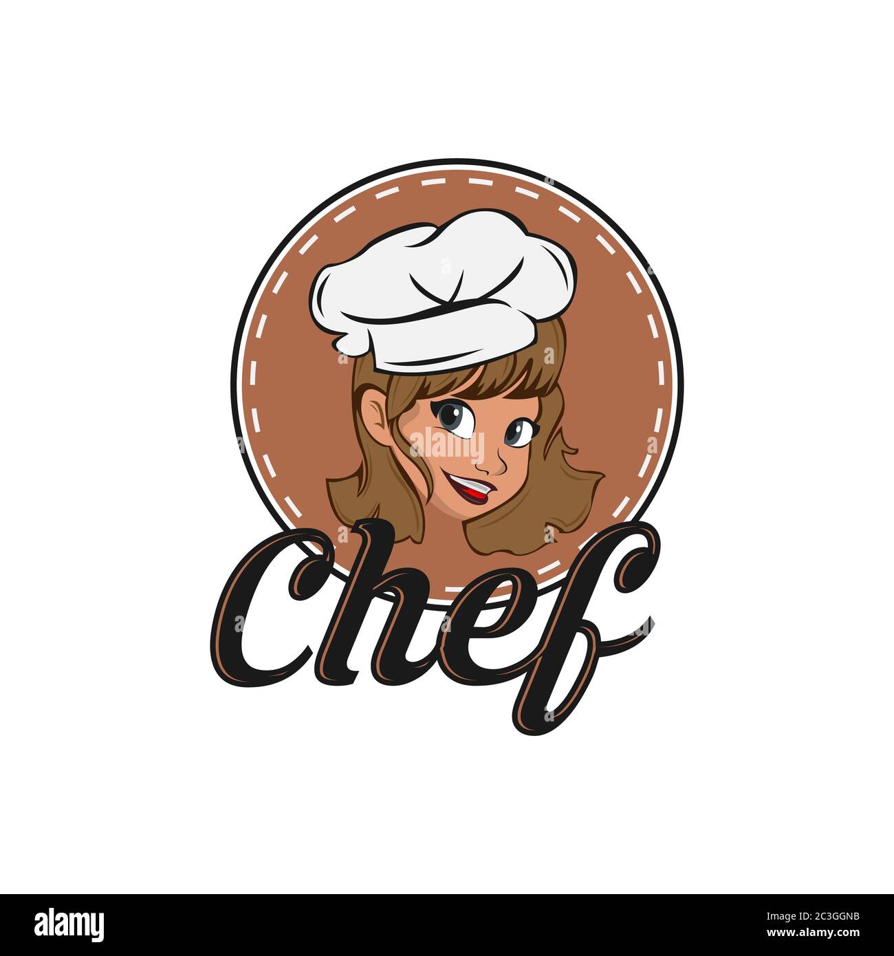 Detail Logo Chef Woman Nomer 26