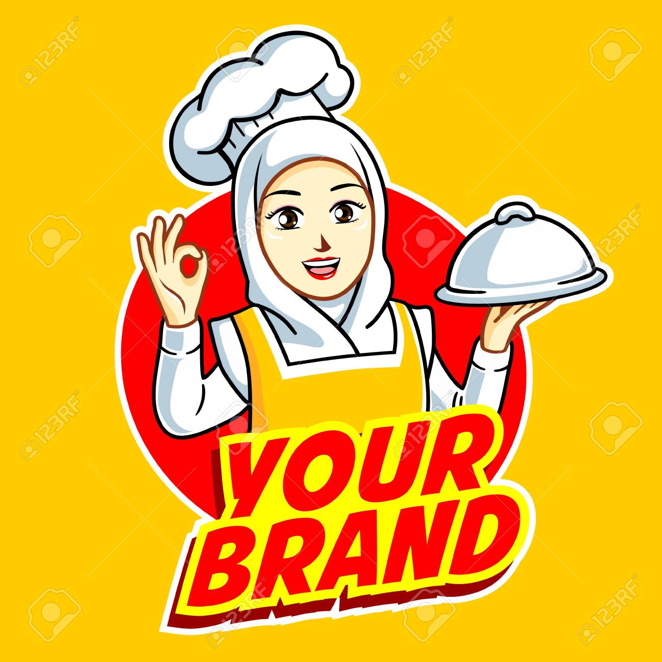 Detail Logo Chef Woman Nomer 4