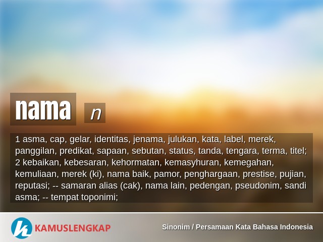 Detail Nama Lain Gambaran Nomer 5