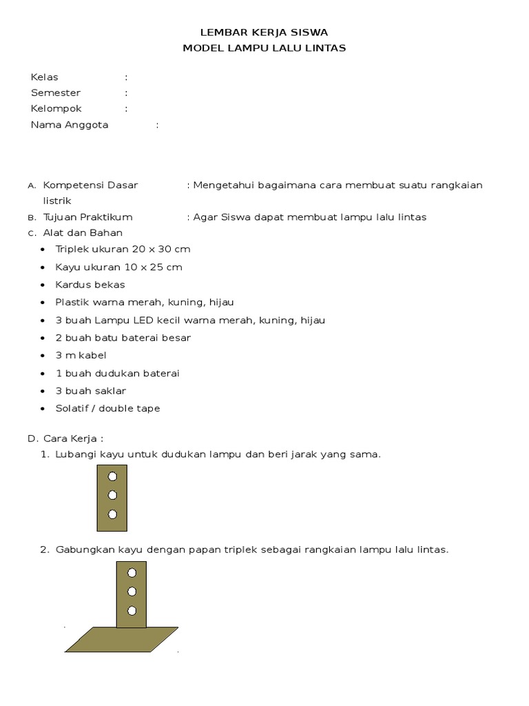 Detail Nama Lampu Lalu Lintas Nomer 46