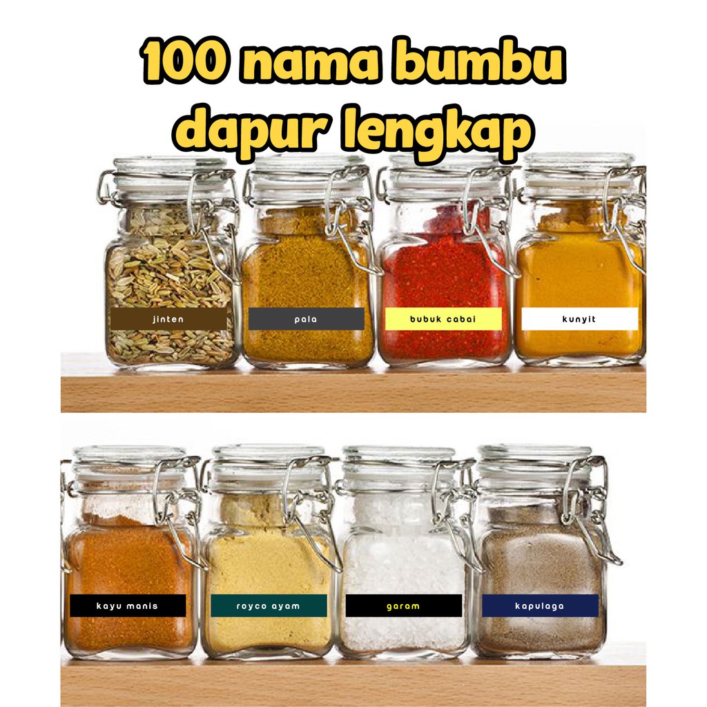 Detail Nama Nama Bumbu Dapur Kering Nomer 42