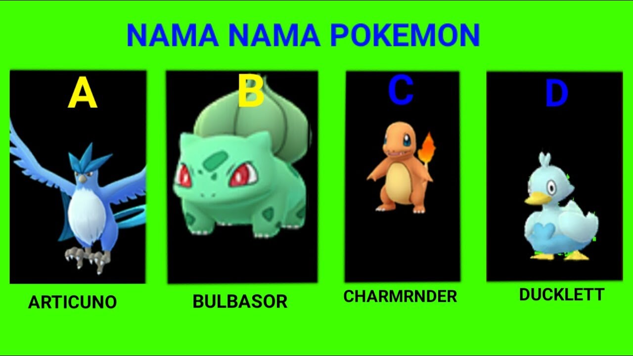 Detail Nama Nama Pokemon Dan Gambarnya Nomer 29