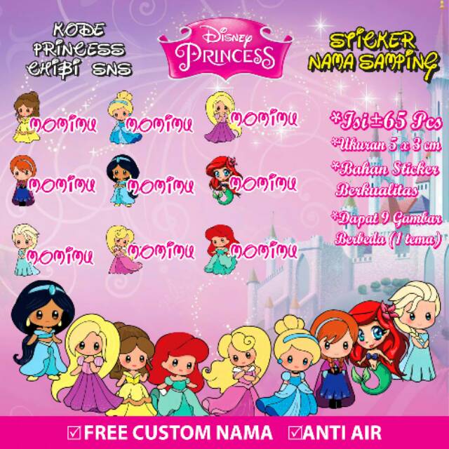 Detail Nama Nama Princess Disney Dan Gambar Nomer 3