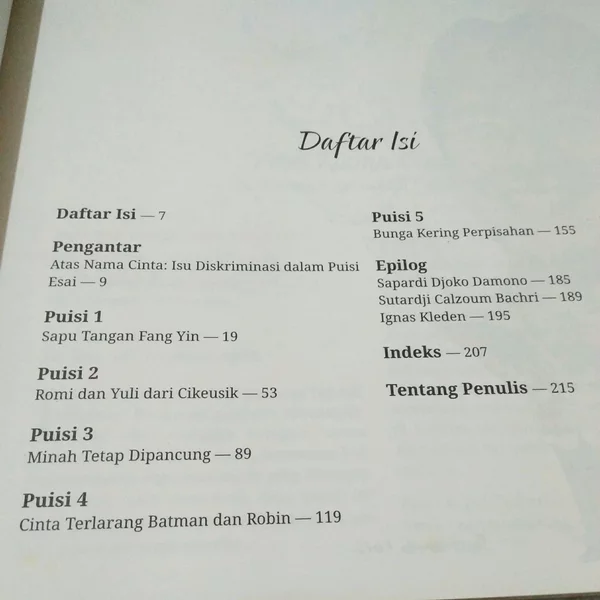 Detail Nama Nama Puisi Nomer 41