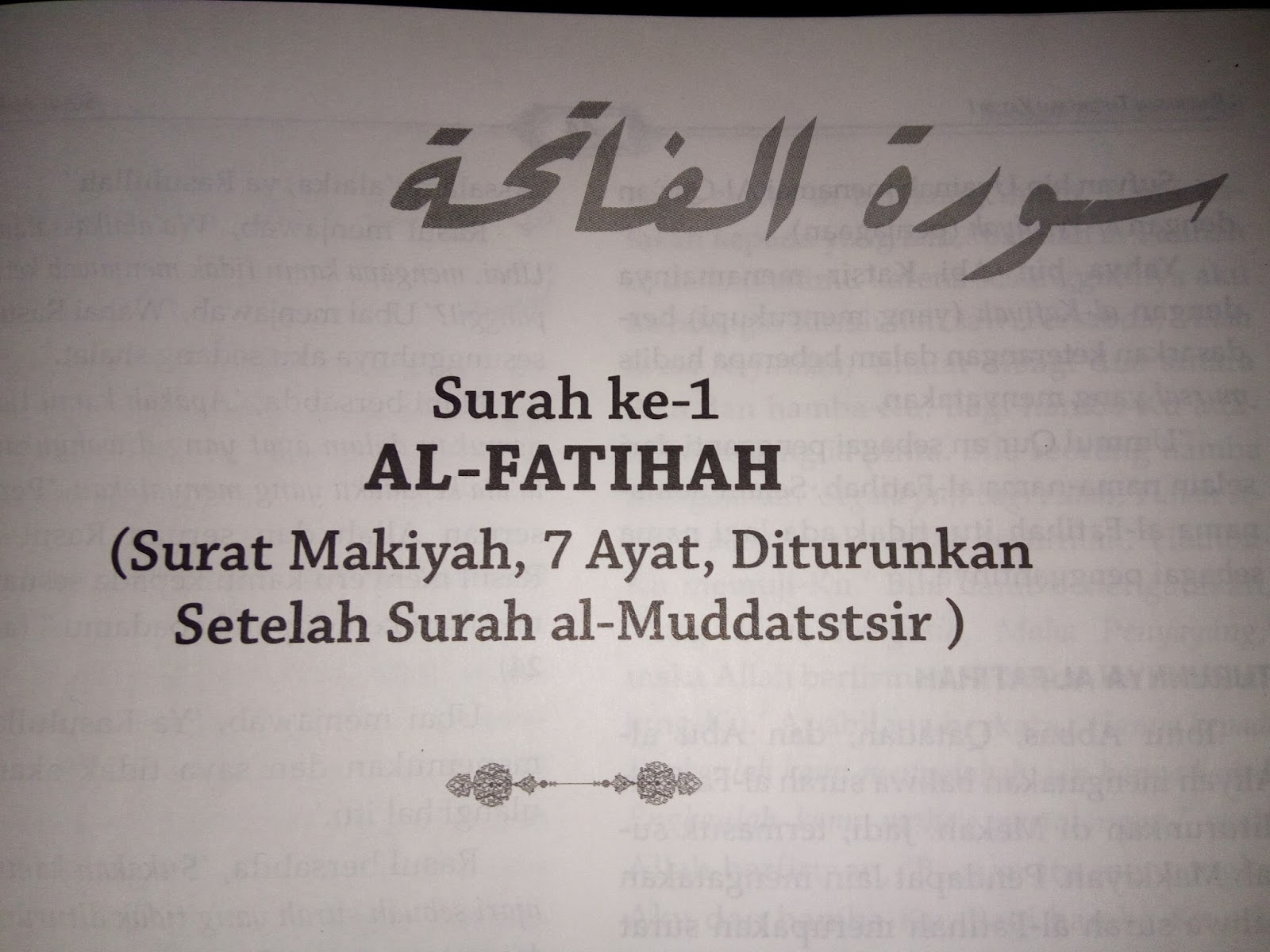 Detail Nama Nama Surat Al Fatihah Nomer 16