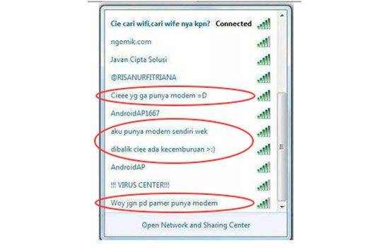 Detail Nama Nama Wifi Rumah Nomer 16