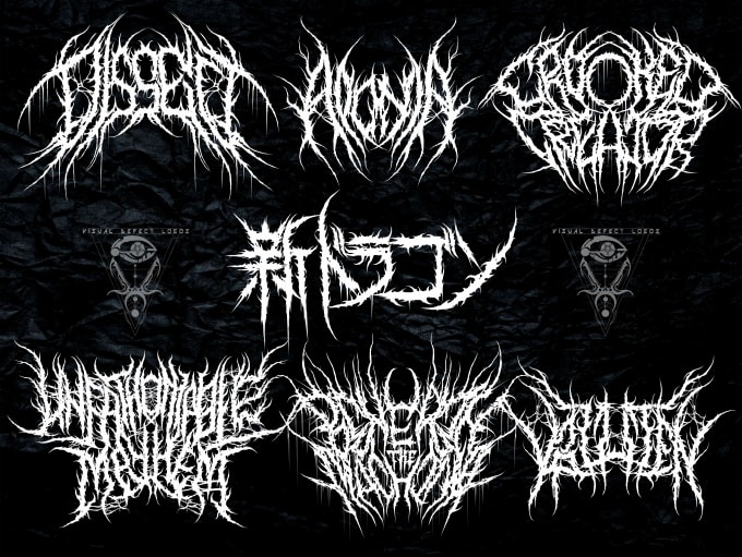 Detail Logo Death Metal Nomer 15