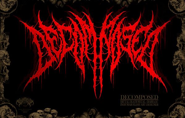 Detail Logo Death Metal Nomer 41