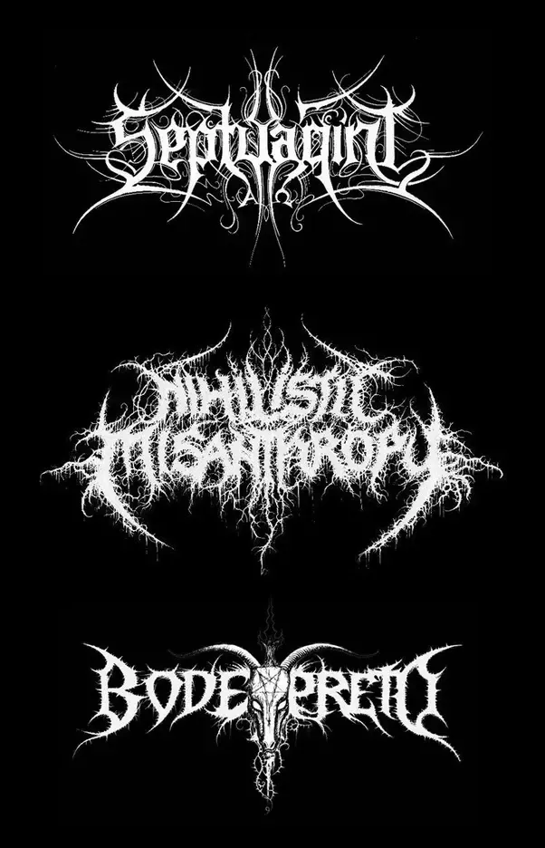 Detail Logo Death Metal Nomer 10