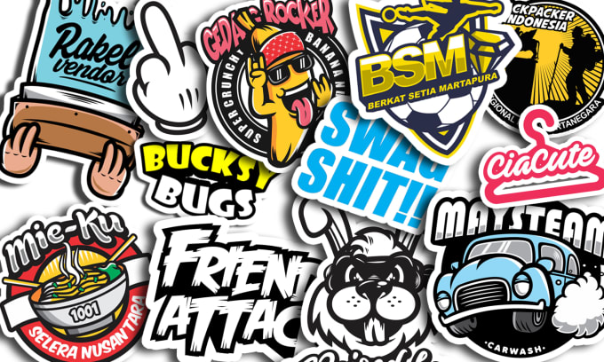 Detail Logo Desain Stiker Nomer 10