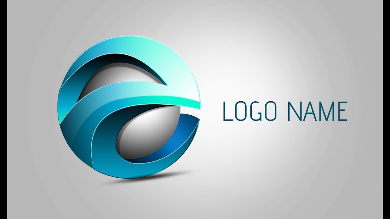 Detail Logo Design Logo 3d Nomer 7
