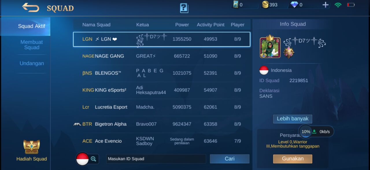 Detail Nama Squad Mobile Legend Keren Nomer 3