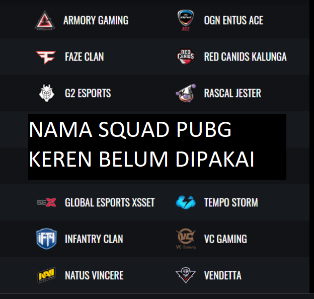 Detail Nama Squad Mobile Legend Keren Nomer 23