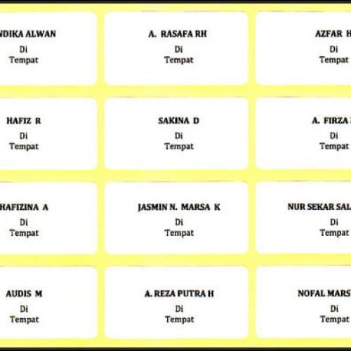 Detail Nama Undangan Pernikahan Nomer 5