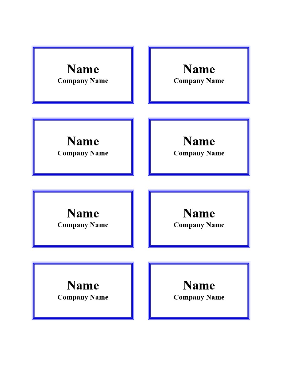 Detail Name Tag Design Template Nomer 41