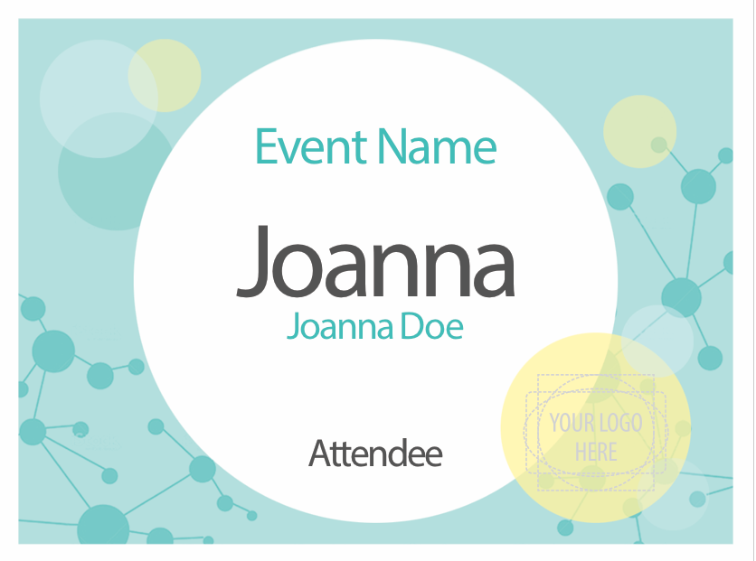 Detail Name Tag Design Template Free Nomer 26