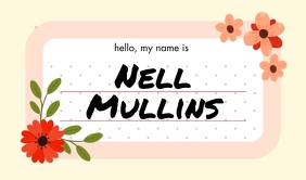 Detail Name Tag Design Template Free Nomer 27