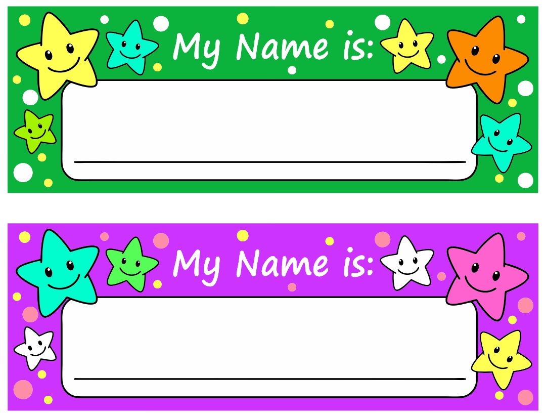 Detail Name Tag Design Template Free Nomer 4