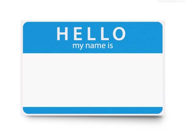 Detail Name Tag Design Template Free Nomer 57