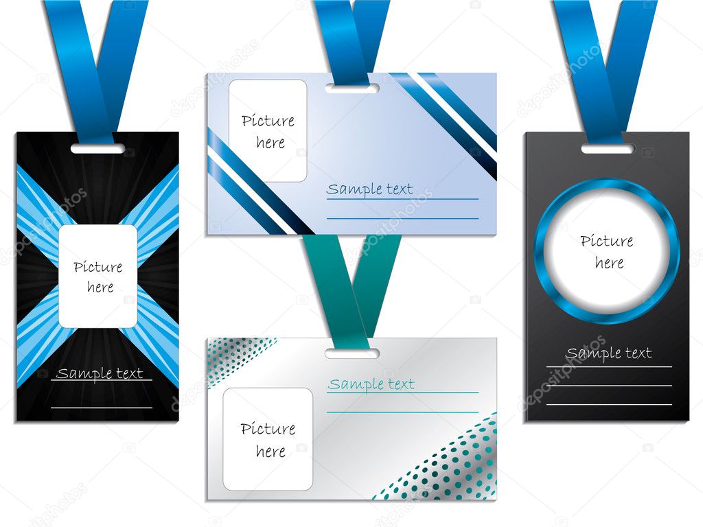 Detail Name Tag Design Vector Nomer 14