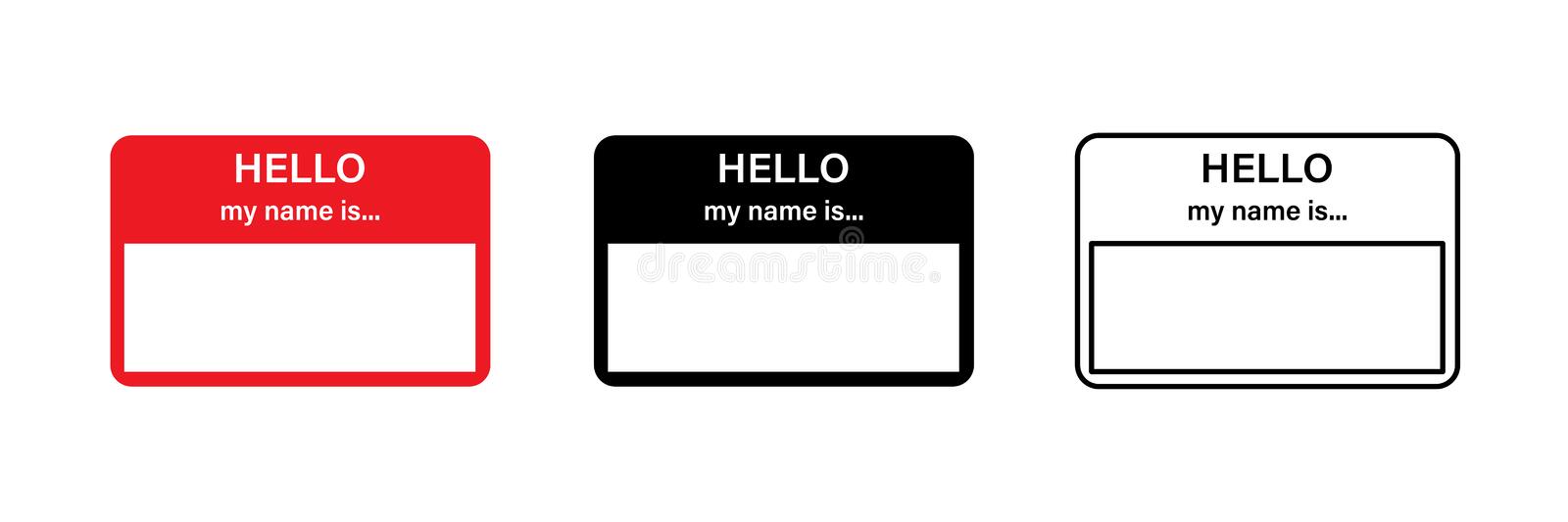 Detail Name Tag Design Vector Nomer 34