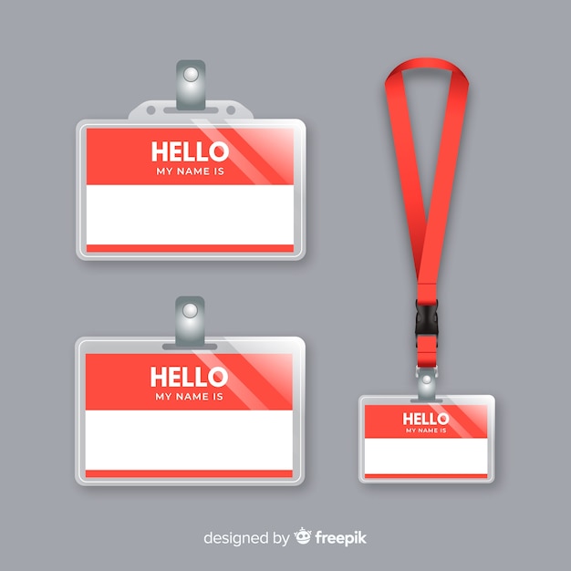 Detail Name Tag Design Vector Nomer 40