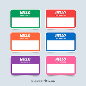 Detail Name Tag Design Vector Nomer 43