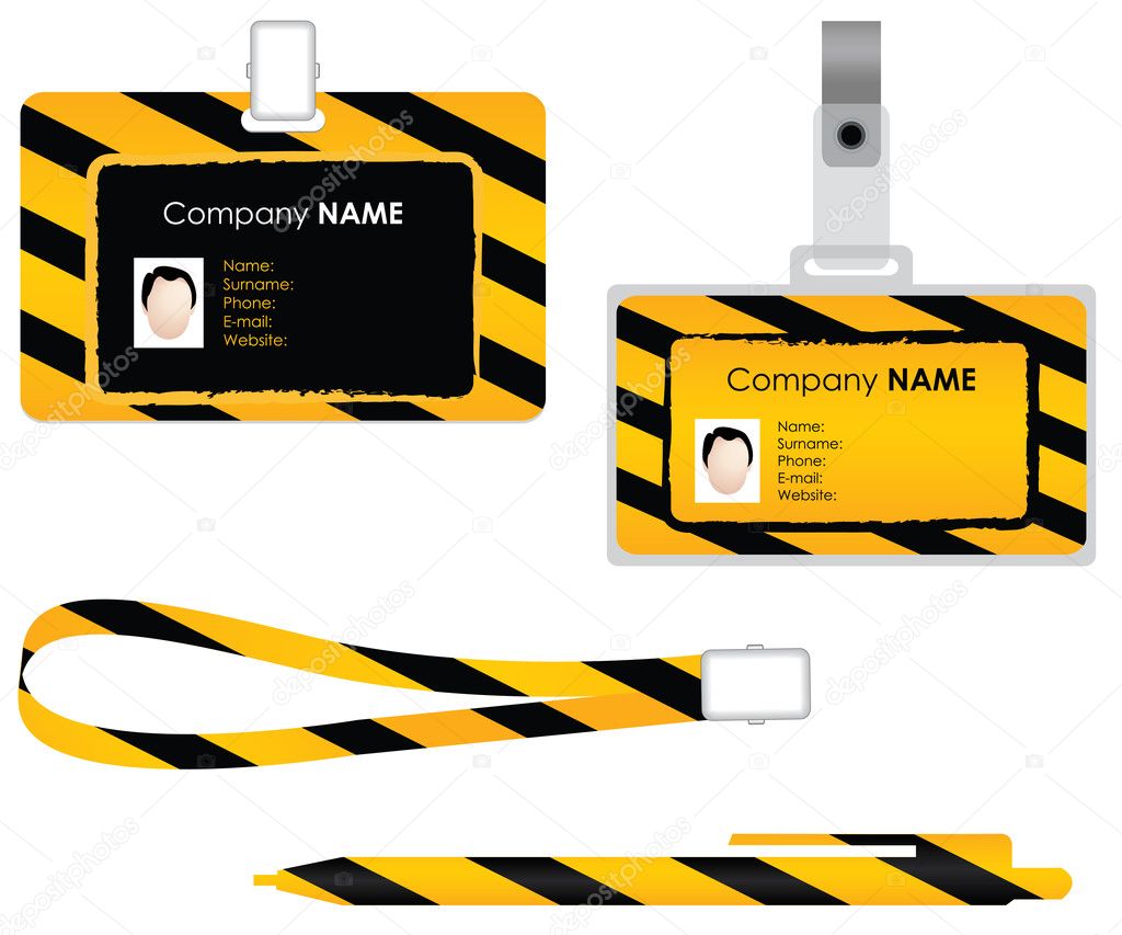 Detail Name Tag Design Vector Nomer 49