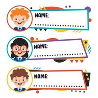 Detail Name Tag Design Vector Nomer 7