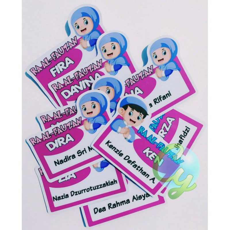 Detail Name Tag Tk Nomer 5