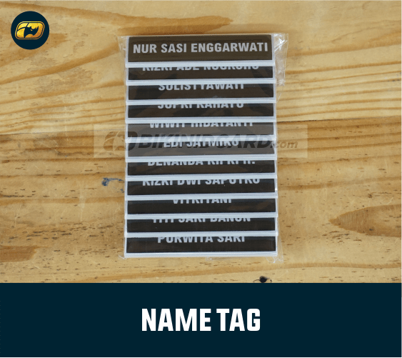 Detail Name Tag Tk Nomer 52