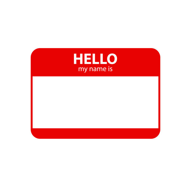 Name Tag Vector - KibrisPDR