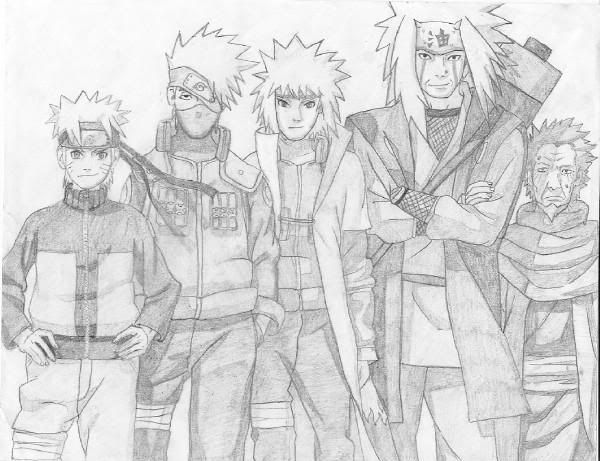 Detail Naruto Gambar Pensil Nomer 4