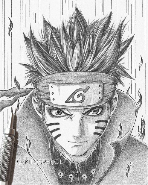 Detail Naruto Gambar Pensil Nomer 53