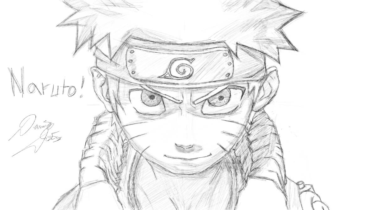 Detail Naruto Gambar Pensil Nomer 54