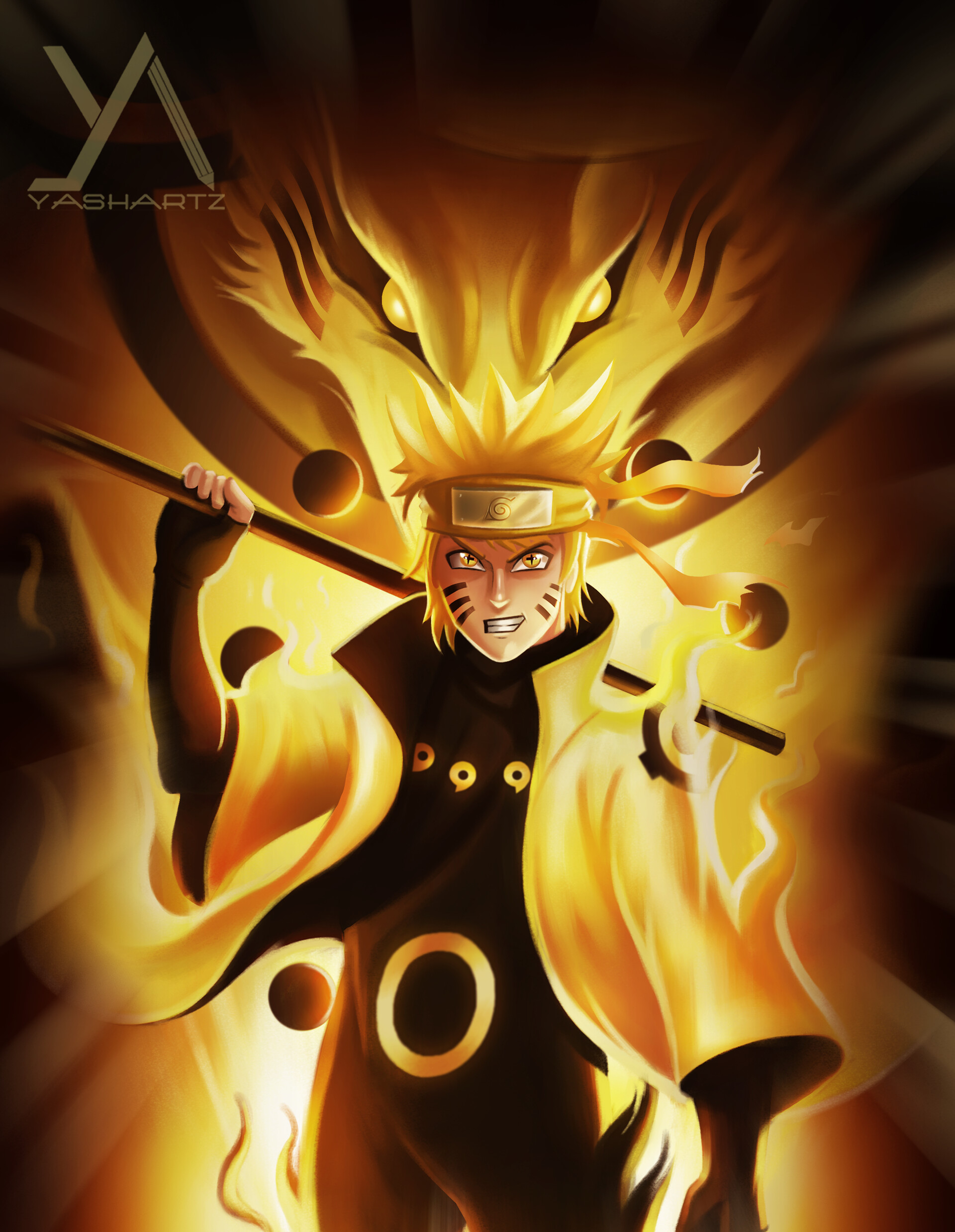 Detail Naruto Rikudou Sennin Mode Nomer 2