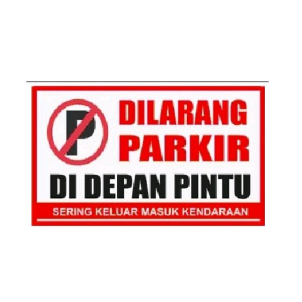 Detail Logo Dilarang Parkir Didepan Pintu Nomer 19