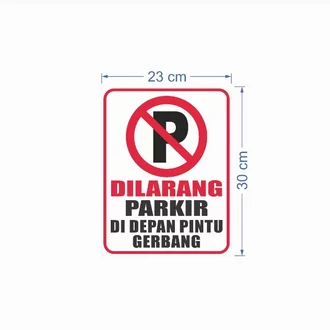 Detail Logo Dilarang Parkir Didepan Pintu Nomer 30