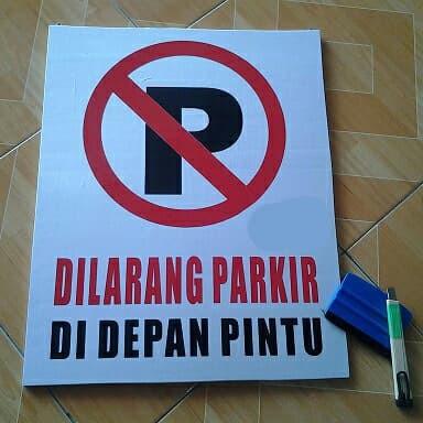 Detail Logo Dilarang Parkir Didepan Pintu Nomer 33